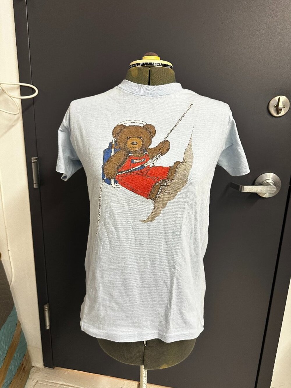 Vintage 90's JanSport Hiking Teddy Bear Shirt Medium
